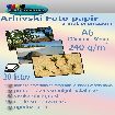Arhivski Foto papir 10x15cm 30 pol 240g mat premaz